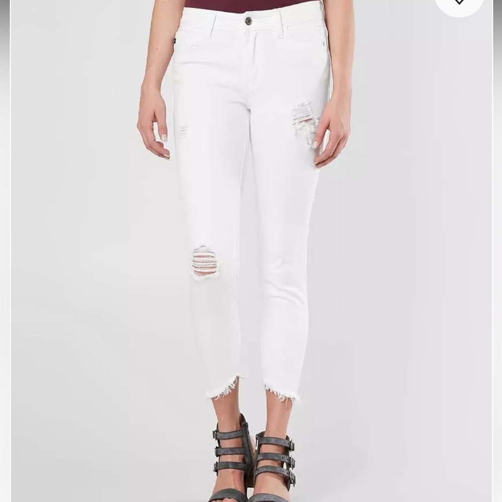 KanCan Mid-Rise Ankle Skinny Stretch Jean